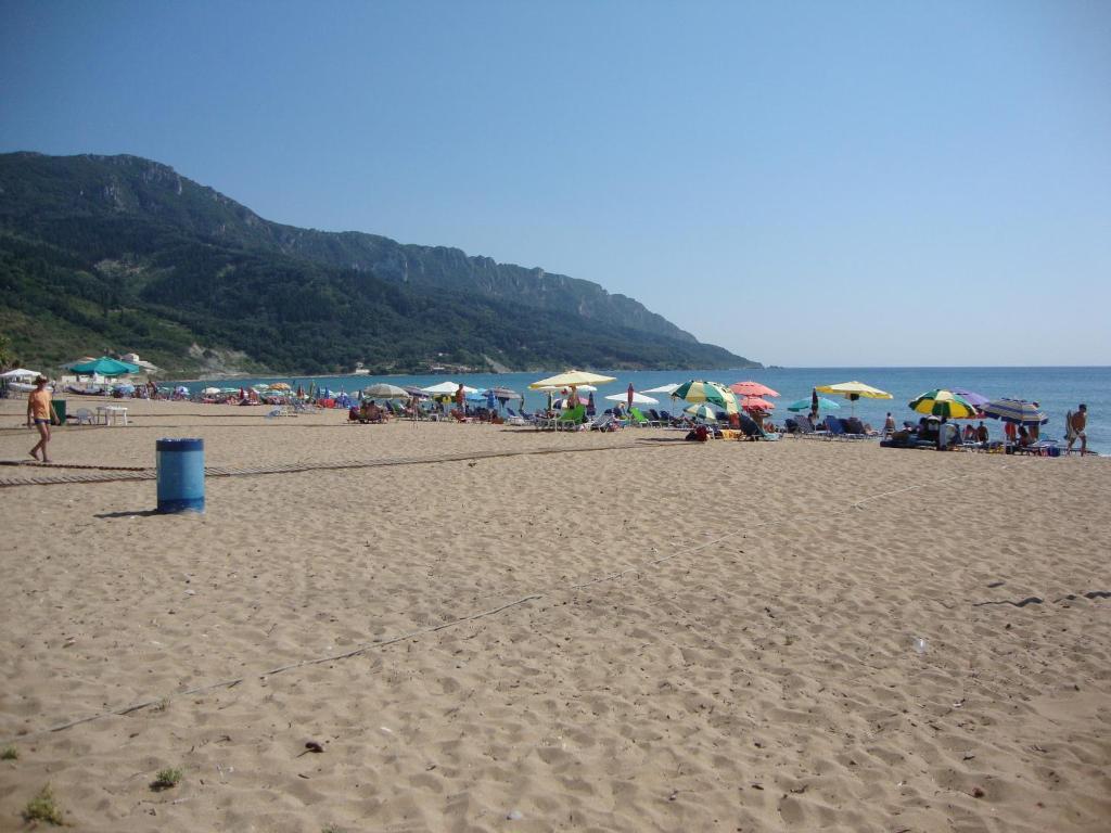 Alkyon Beach Hotel Agios Georgios Pagon Exterior foto